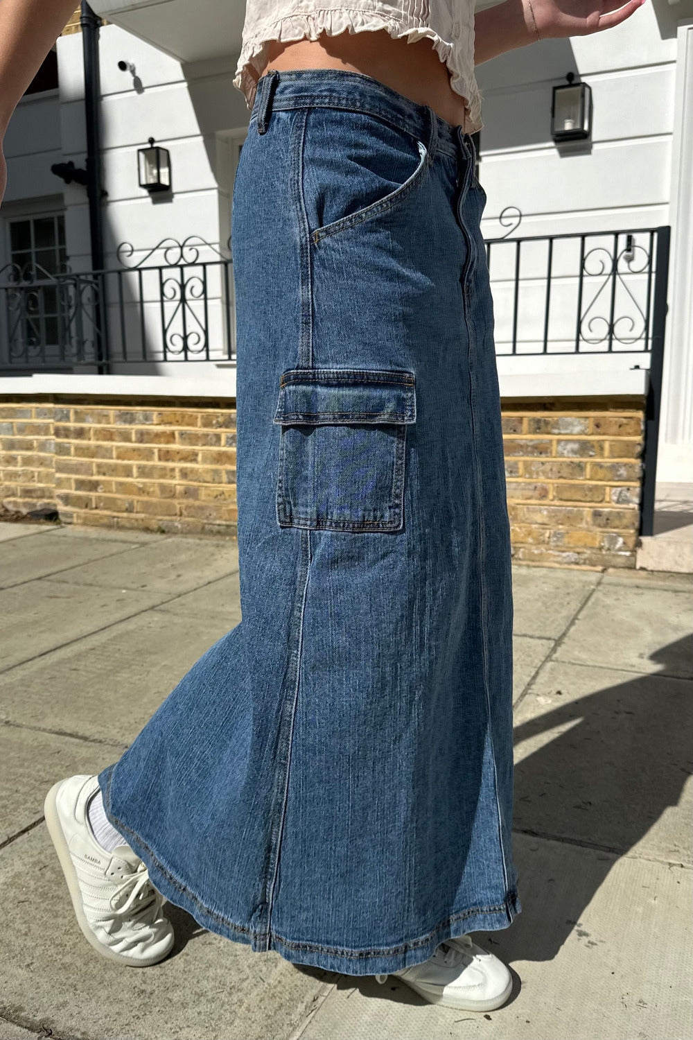 Kenzie 90 s Denim Skirt