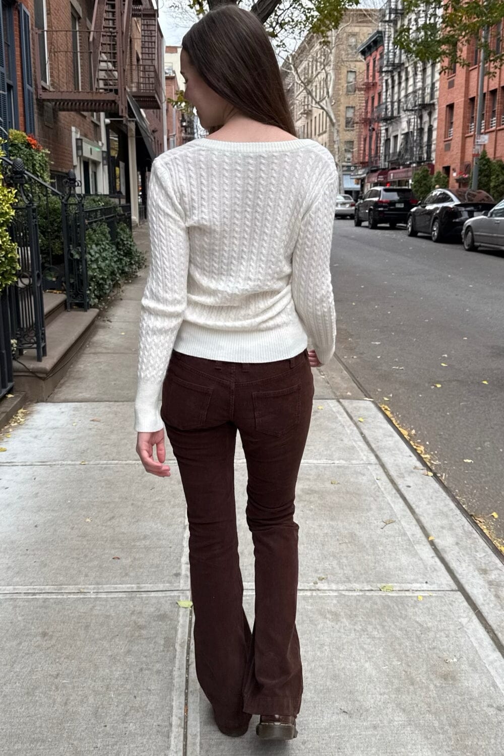 Annie Corduroy Pants | Dark Brown / M