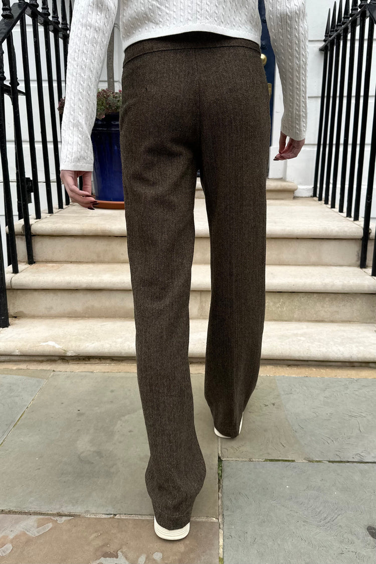 Ines Wool Pants | Cedar Brown / S