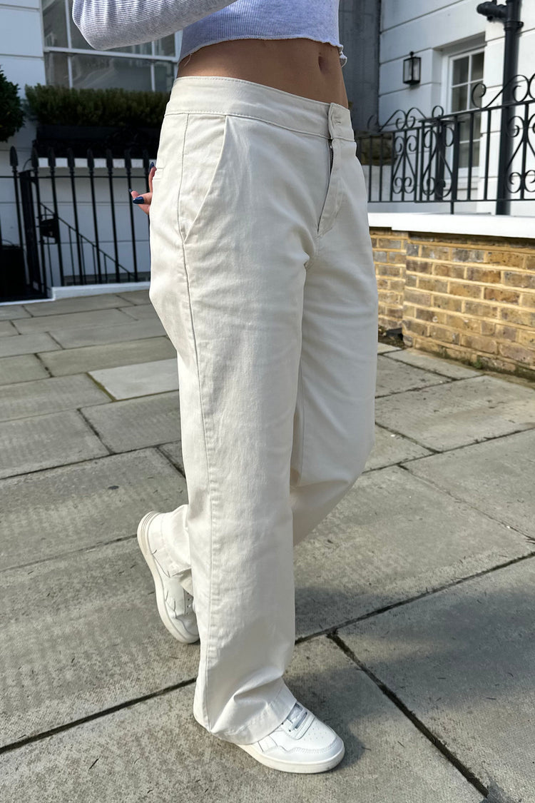 Jada Pants | Ivory / S