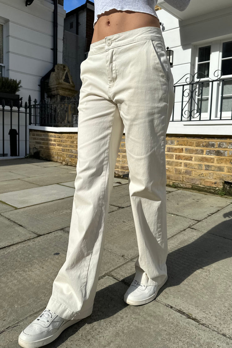 Jada Pants | Ivory / S