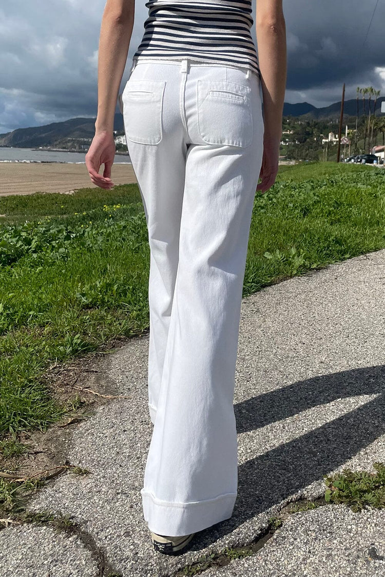 Ashley Pants | White / S/M