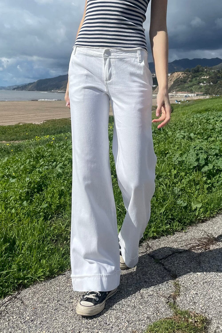 Ashley Pants | White / S/M