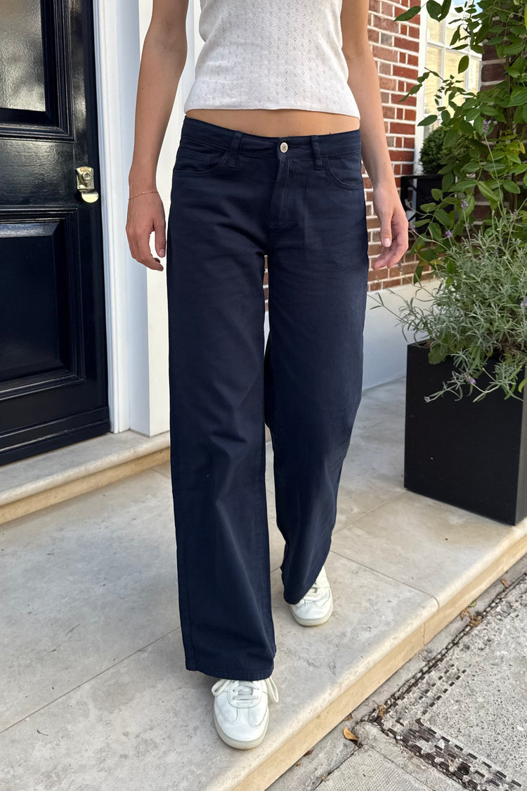 Jenna Pants | Navy Blue / S
