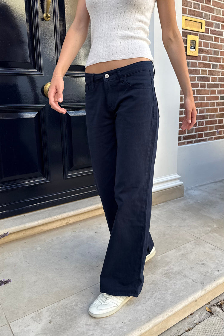 Jenna Pants | Navy Blue / S