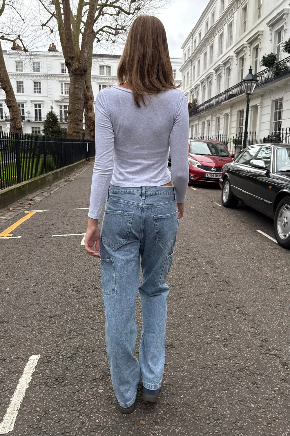 Sasha Denim Pants | Medium Wash Denim / S