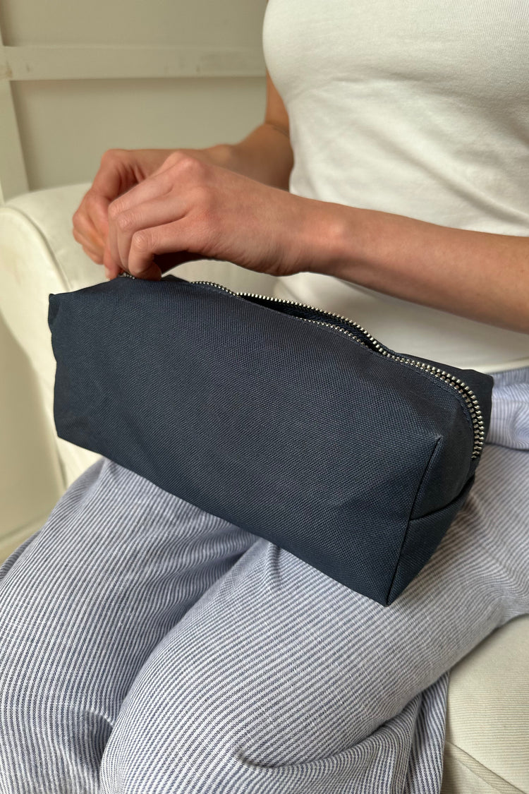 Mini Makeup Bag | Navy Blue