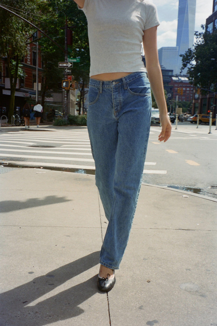 Saylor Denim Jeans | Mid Blue Denim / M