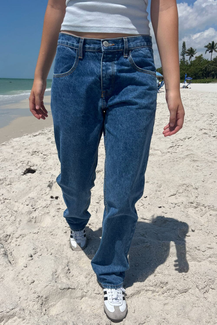 Saylor Denim Jeans | Mid Blue Denim / S