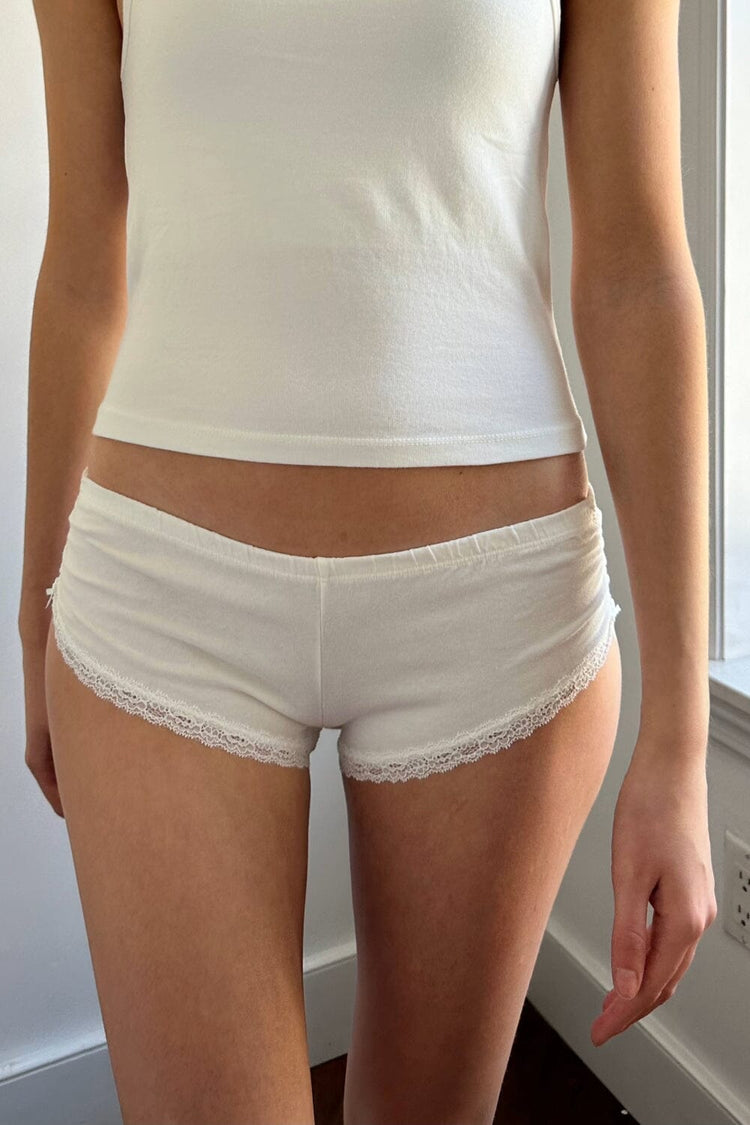 Lace Hipster Underwear | Natural White / XS/S