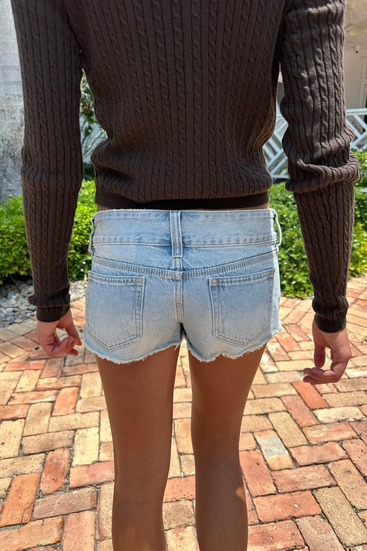 Elsie Denim Shorts | Light Denim / S