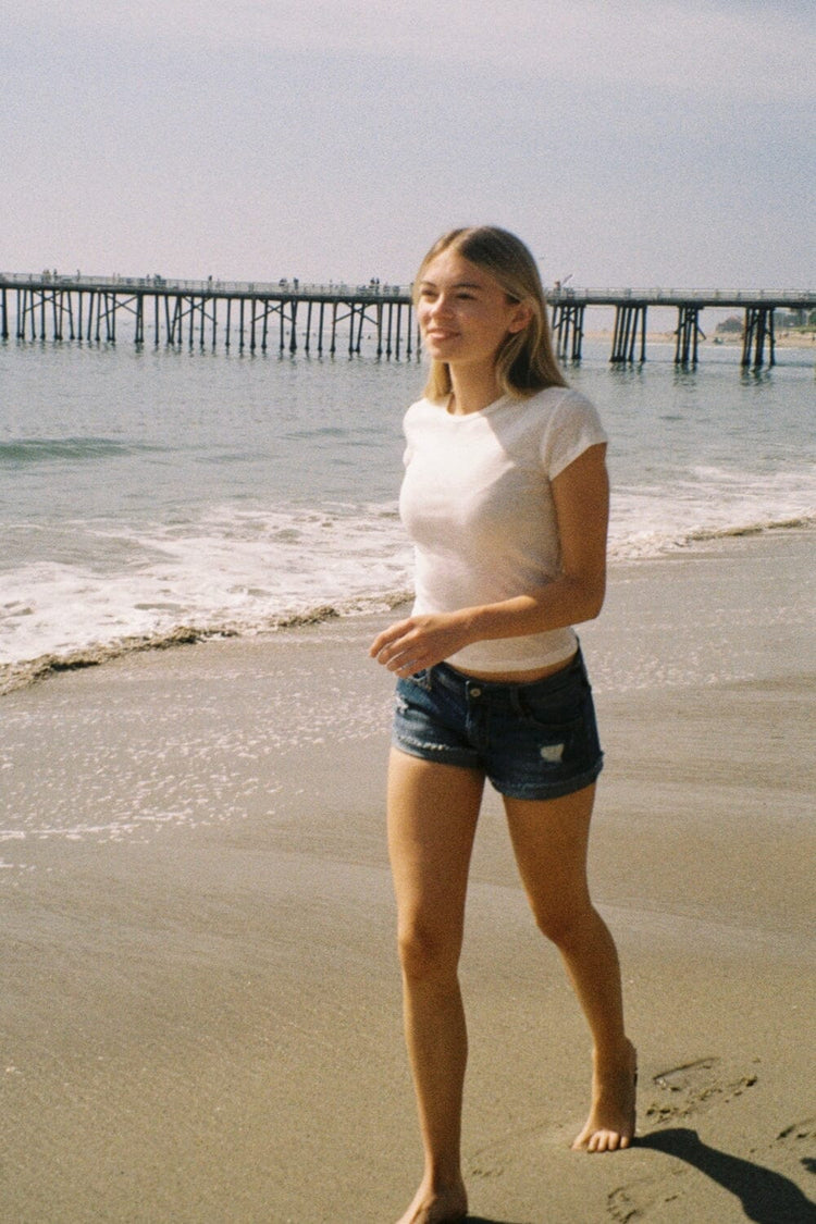 Danya Denim Shorts | Mid Blue Denim / S