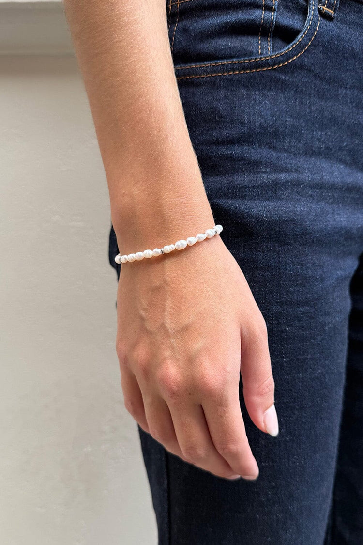 Pearl And Silver Bracelet | Silver