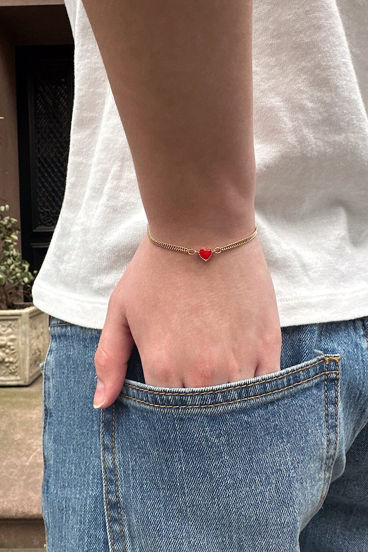 Heart Bracelet | Gold