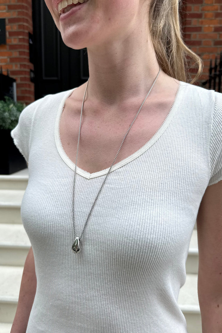 Pebble Necklace | Silver