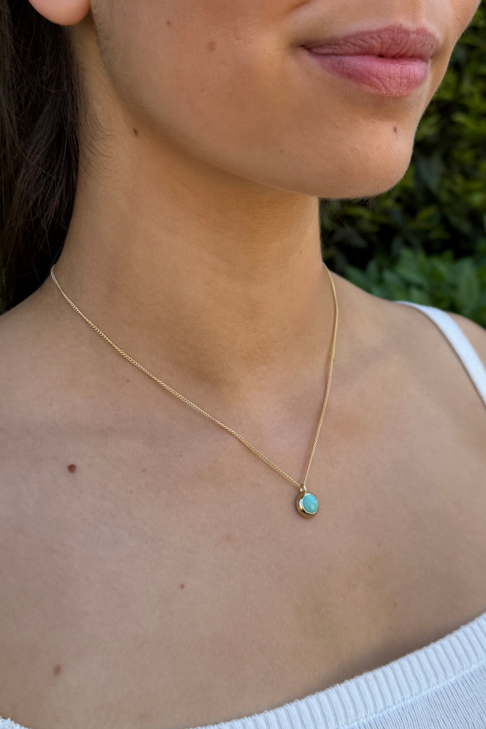 Onyx Necklace | Gold
