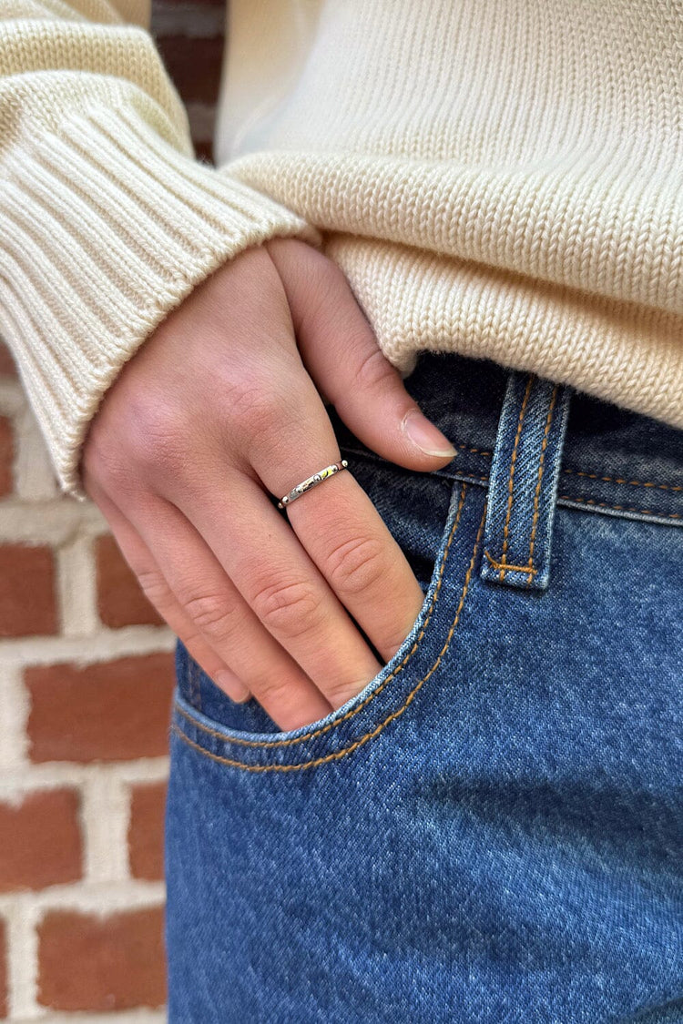 Beads Band Ring | Silver