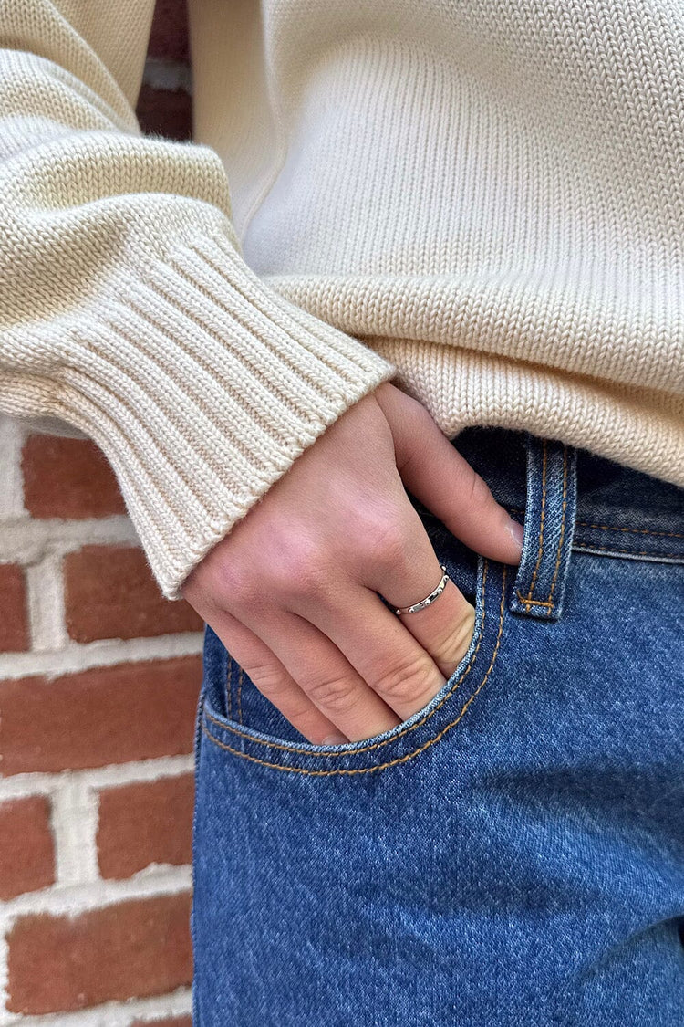Beads Band Ring | Silver