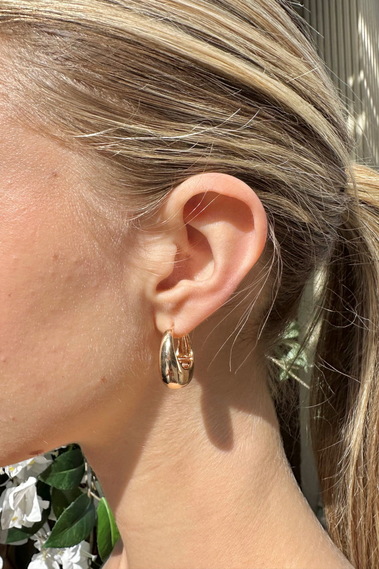 Chunky Earrings | Gold