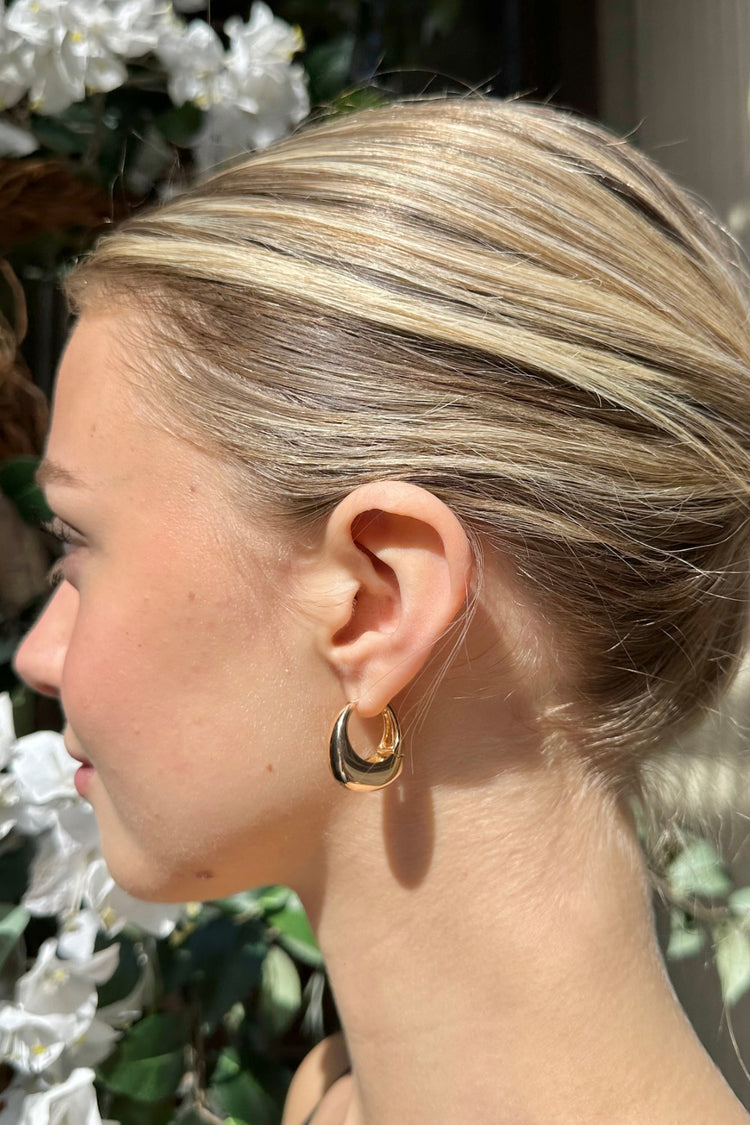 Chunky Earrings | Gold