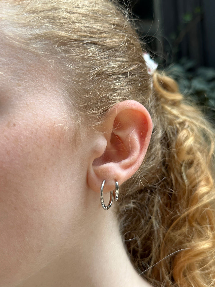 Hoops Earrings Set | Silver