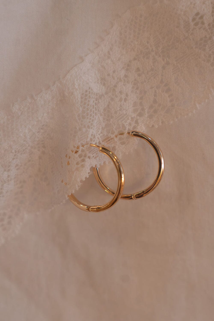 Hoop Earrings | Gold