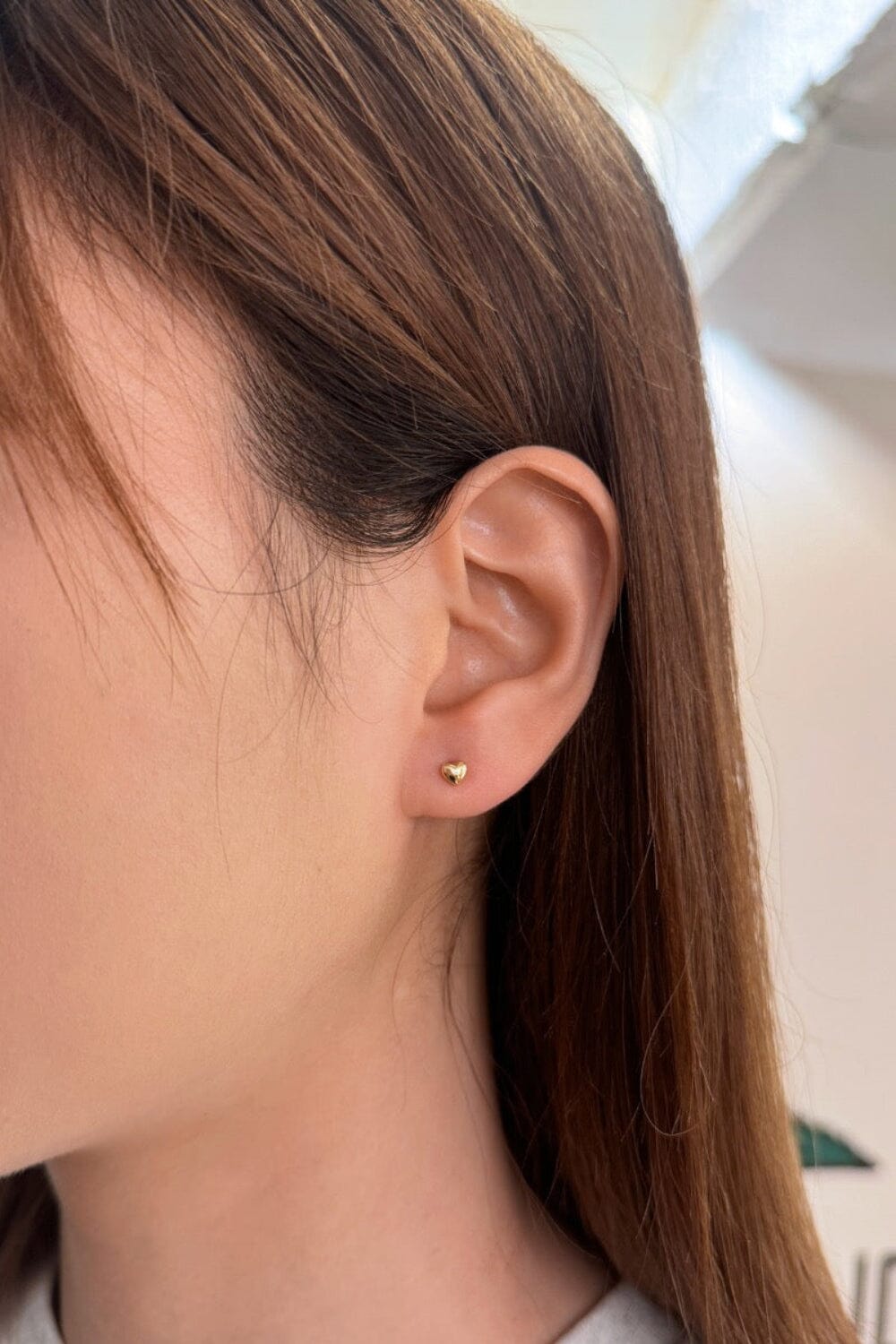 Heart Earrings | Gold