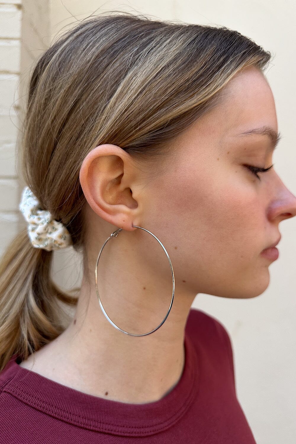 Large Hoop Earrings - Main Image