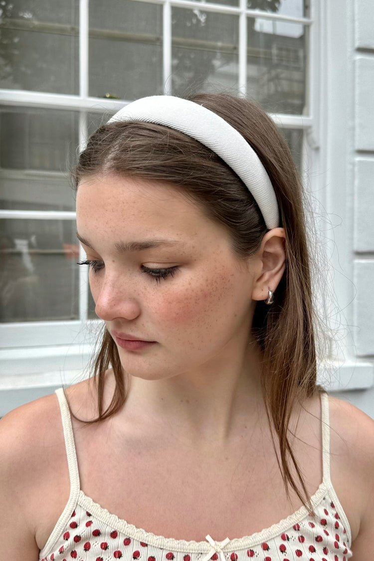 Solid Headband | Natural White