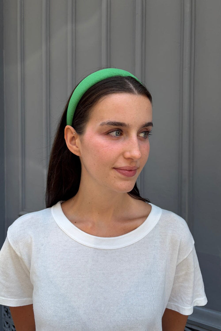 Solid Headband | Electric Lime Green