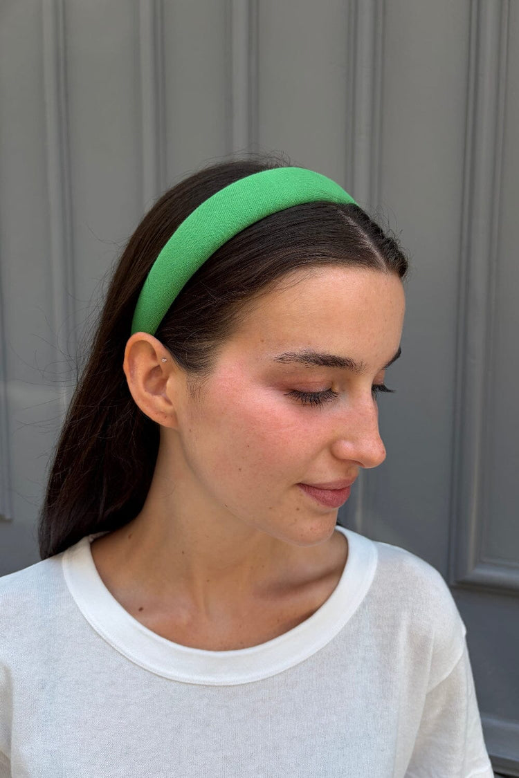 Solid Headband | Electric Lime Green