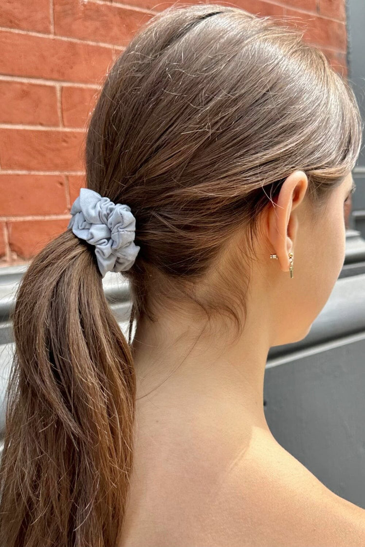 Thin Blue Scrunchie | Light Blue