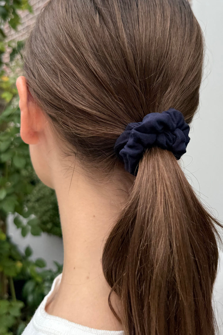 Navy Scrunchie | Navy Blue
