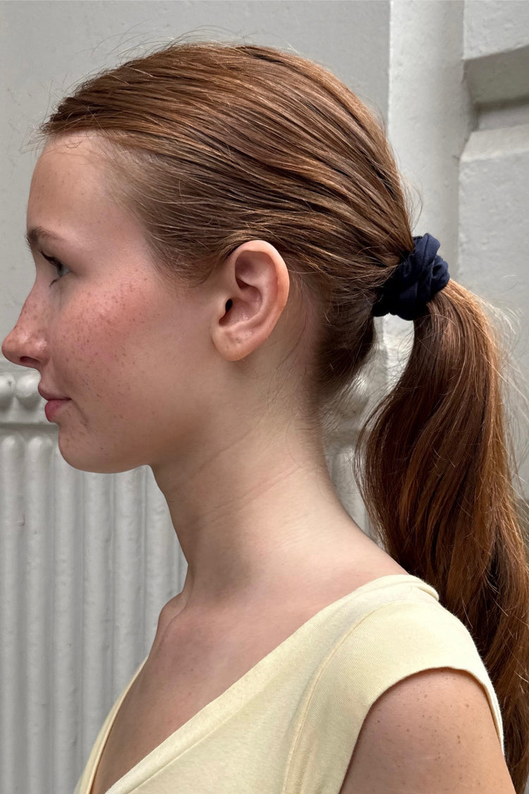 Basic Scrunchie | Navy Blue