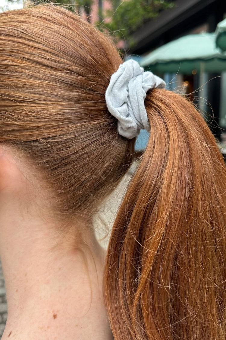 Light Blue Thin Scrunchie | Light Blue