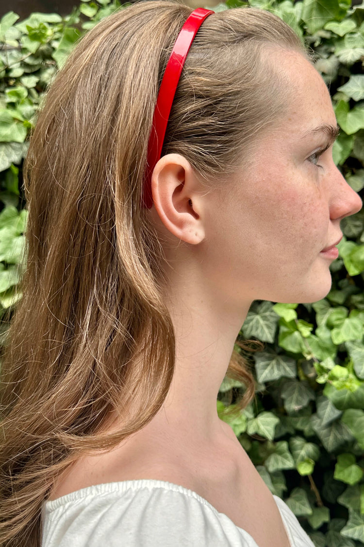 Thin Headband | Red