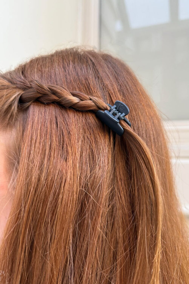 Hair Claw Clip | Navy White Black
