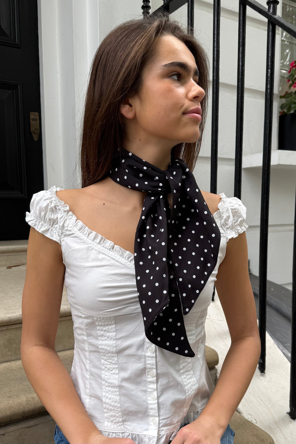 Black White Polka Dots