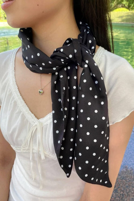 Black White Polka Dots