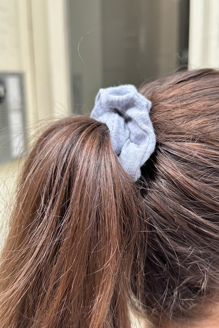 Cotton Scrunchie | Heather Grey