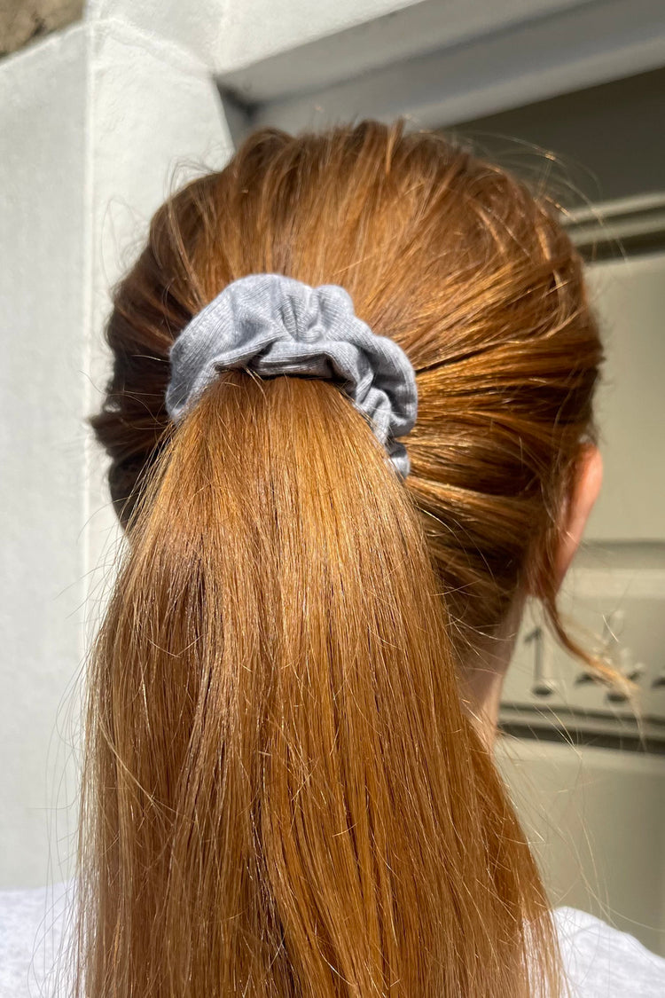 Cotton Scrunchie | Heather Grey