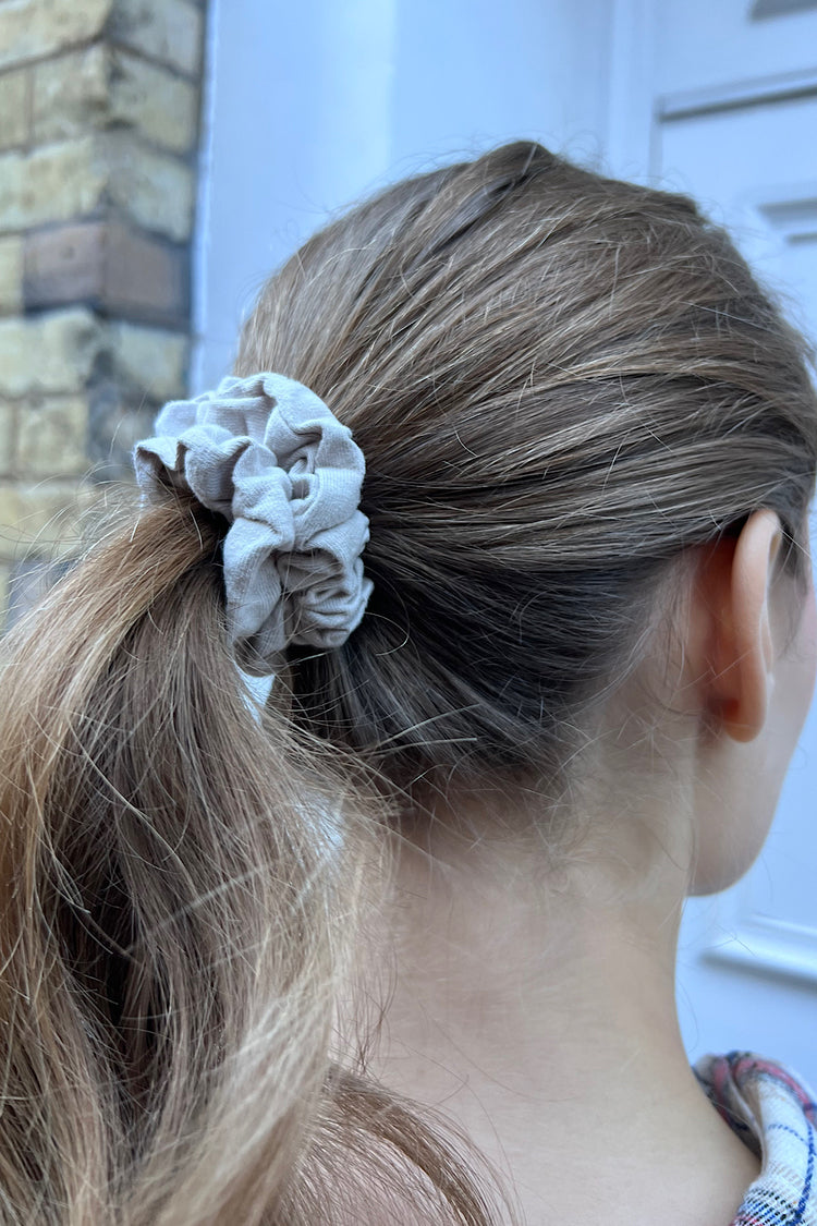 Cotton Scrunchie | Latte