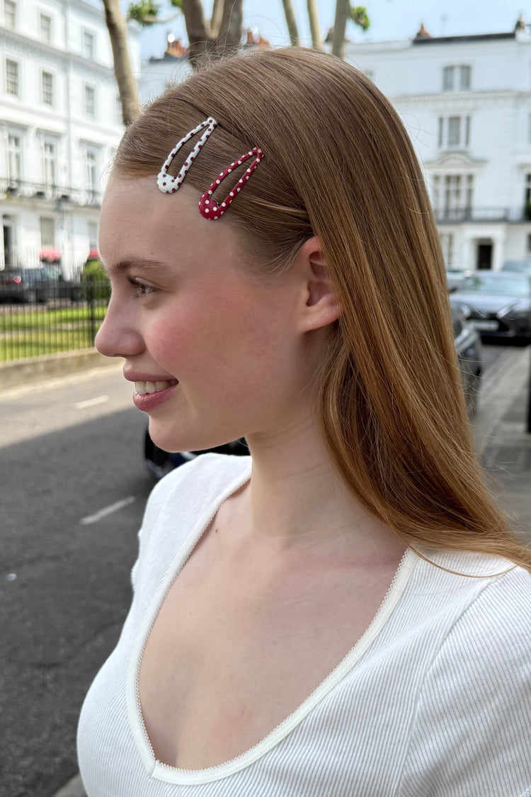 Polka Dots Hair Clip | Multicolor