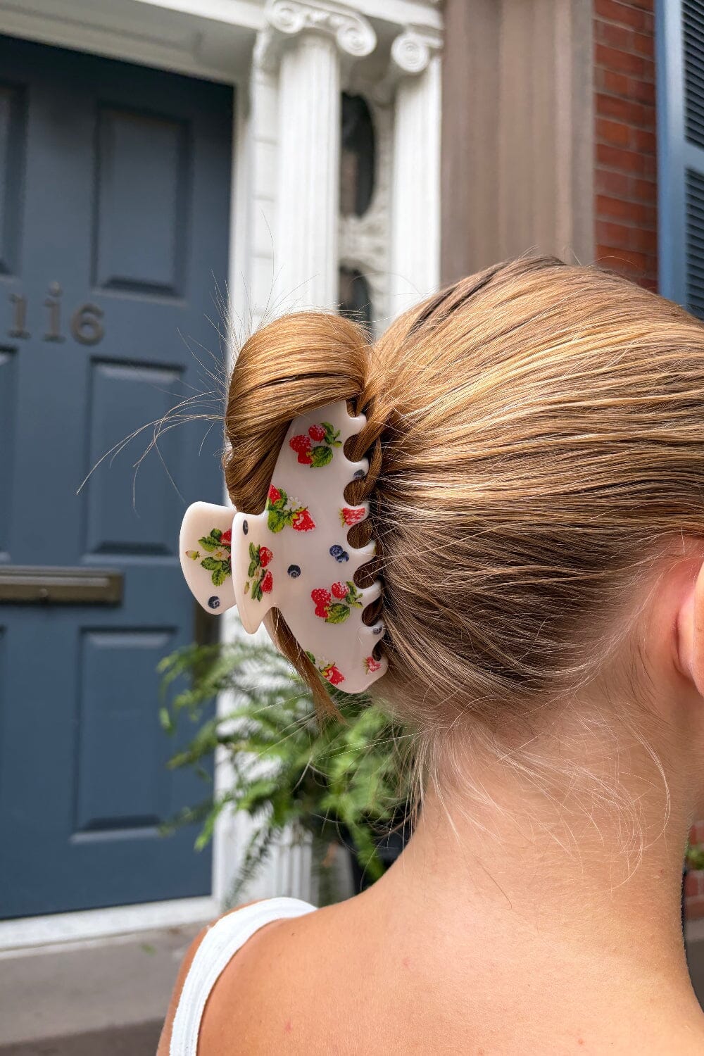 Hair Claw Clip | White