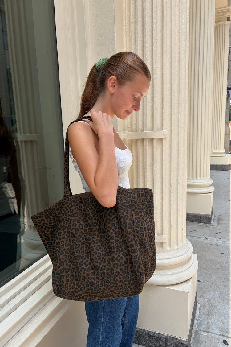 Leopard Tote Bag | Brown Leopard