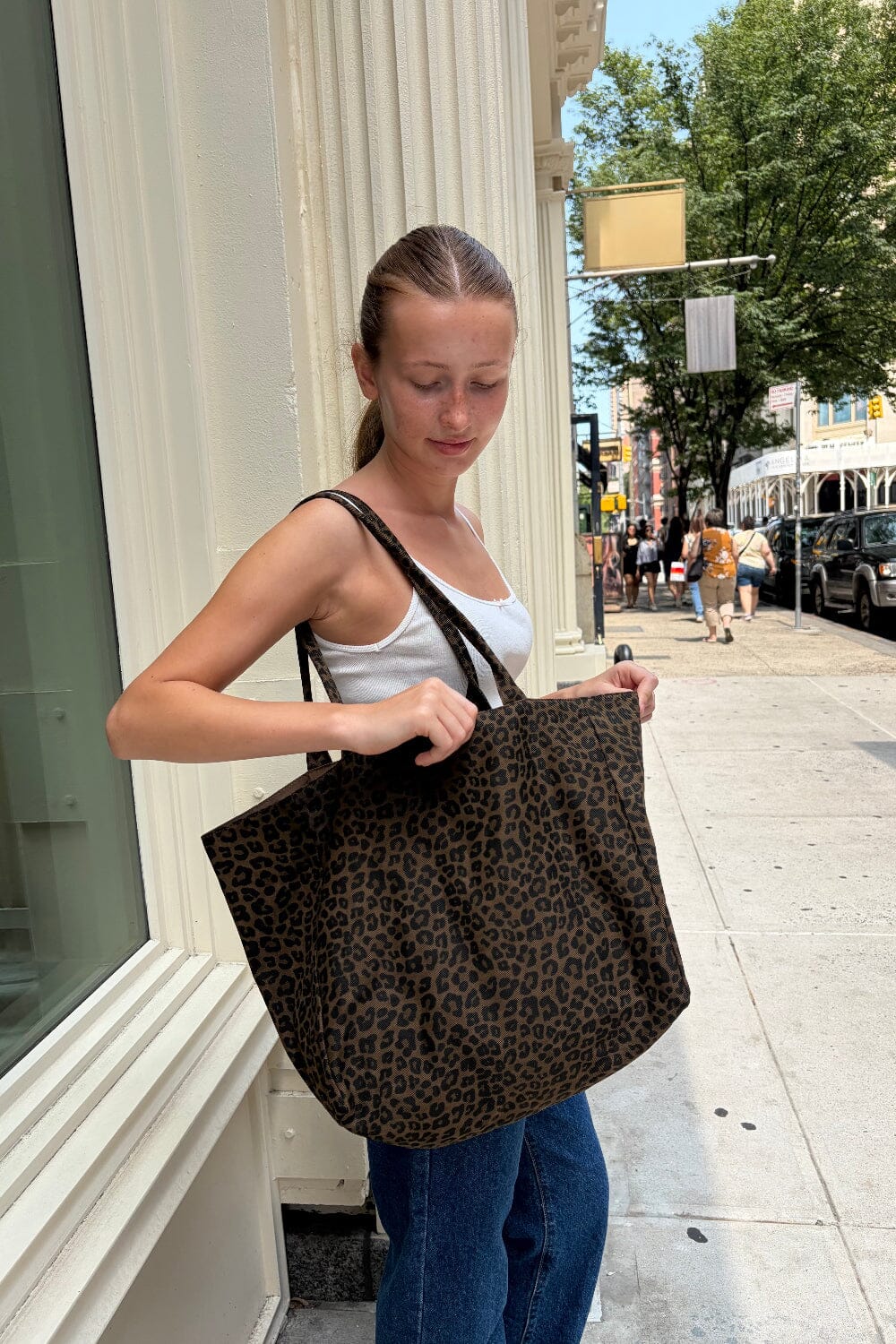 Leopard Tote Bag | Brown Leopard