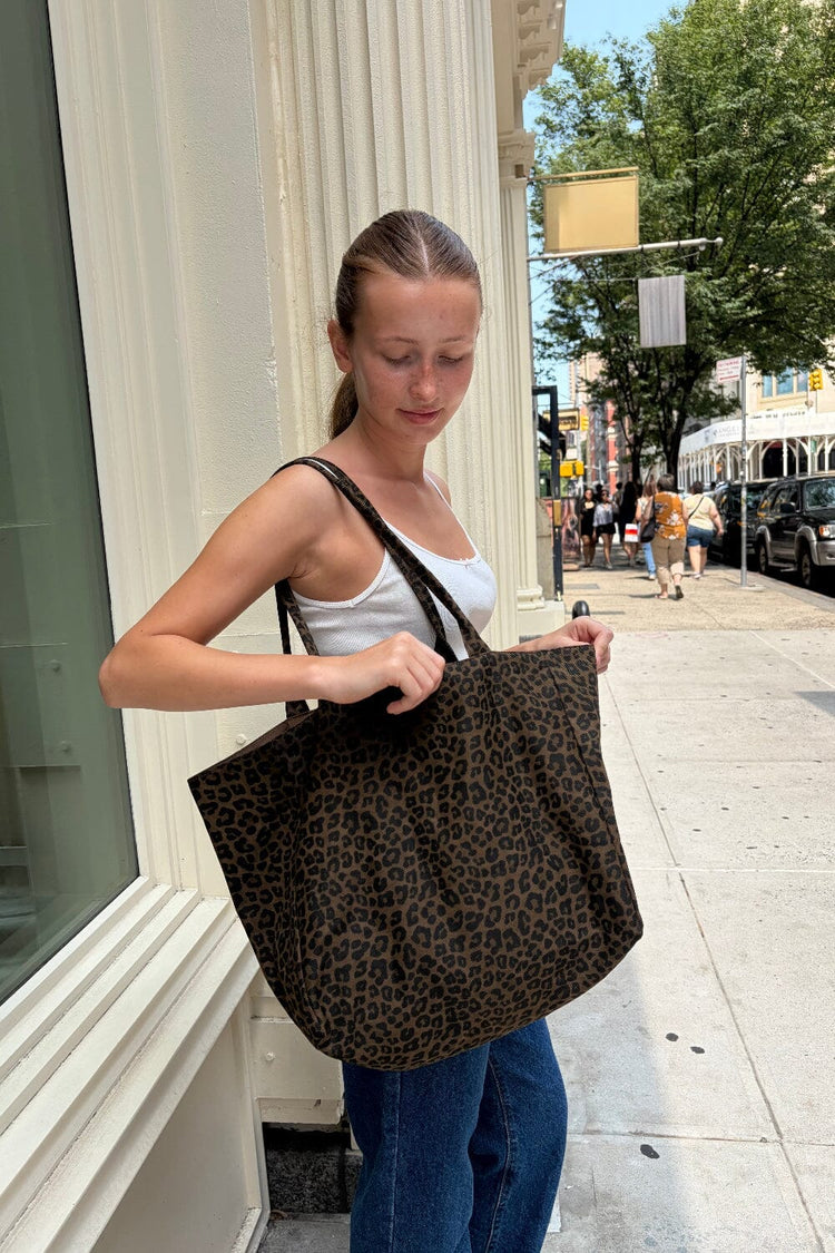 Leopard Tote Bag | Brown Leopard