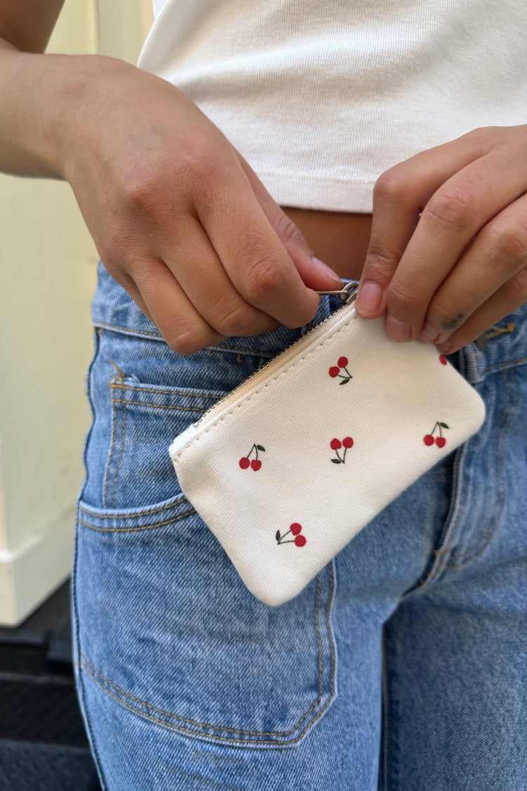 Cherries Coin Purse | Ivory