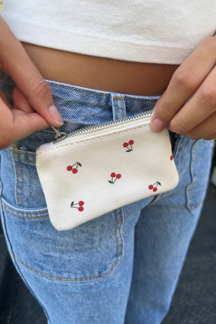 Cherries Coin Purse | Ivory