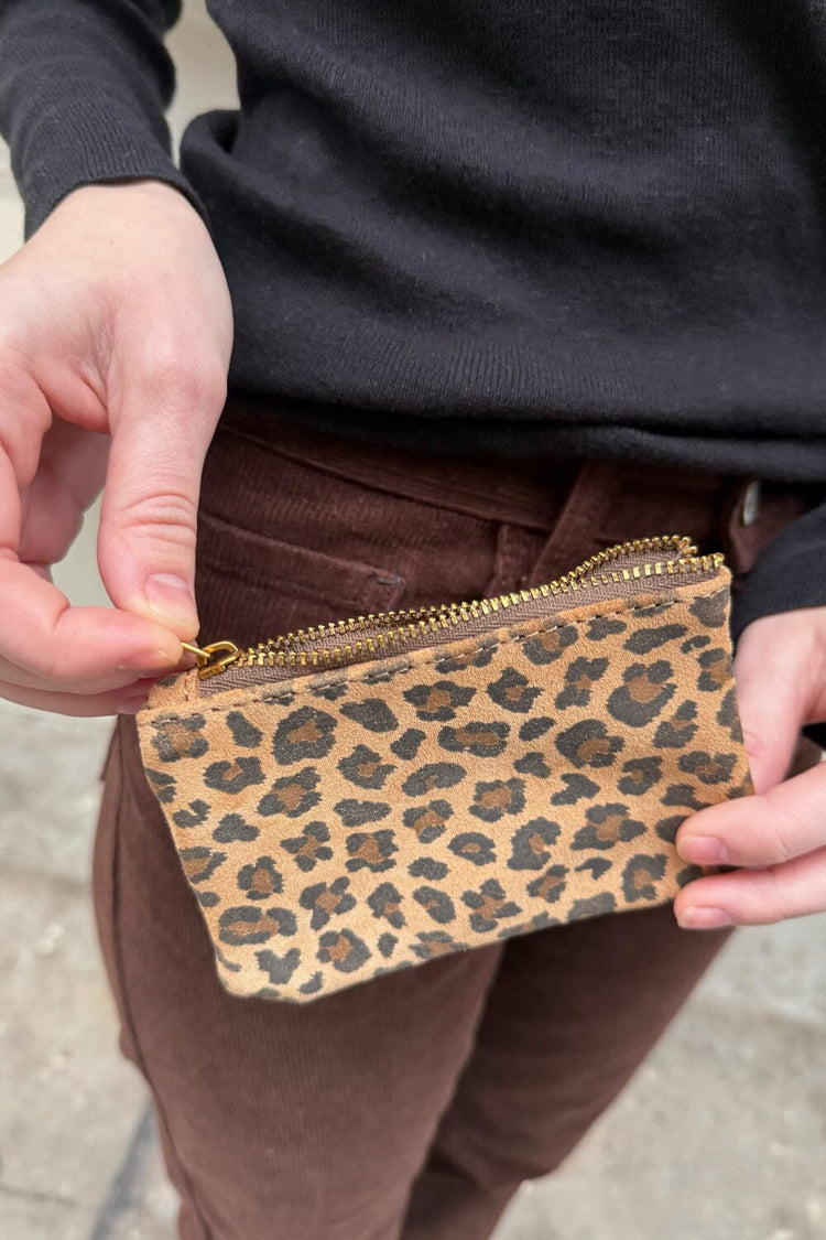 Leopard Coin Purse | Brown Leopard